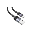 USAMS kábel USB to USB-C 3A, 1,2 m, gyors töltés, steel/tarnish SJ718USBSG01 (US-SJ718)