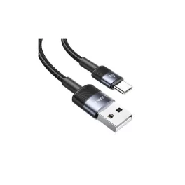   USAMS kábel USB to USB-C 3A, 1,2 m, gyors töltés, steel/tarnish SJ718USBSG01 (US-SJ718)