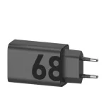 Motorola TurboPower USB-C 68W GaN utazó töltő + USB-C/USB-C adatkábel 6.5A fekete