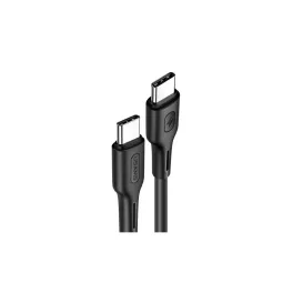   USAMS U43 USB-C to USB-C 100W PD Fast Charge 5A 1.2m kábel fekete SJ459USB01 (US-SJ459)