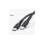 USAMS U43 USB-C to USB-C 100W PD Fast Charge 5A 1.2m kábel fekete SJ459USB01 (US-SJ459)