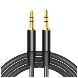 Maxlife audio kábel jack 3.5 mm–jack 3.5 mm 1 m fekete