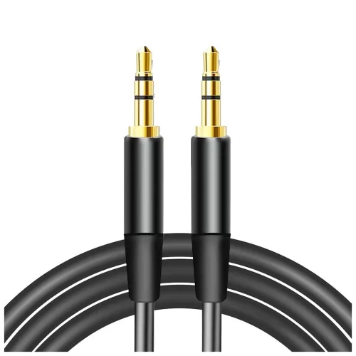 Maxlife audio kábel jack 3.5 mm–jack 3.5 mm 1 m fekete