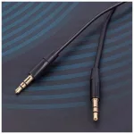 Maxlife audio kábel jack 3.5 mm–jack 3.5 mm 1 m fekete