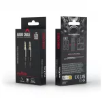 Maxlife audio kábel jack 3.5 mm–jack 3.5 mm 1 m fekete