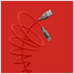 Forever Tornado USB–Lightning kábel 1,0 m 3A piros