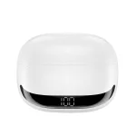 BWOO BW40 TWS ANC Bluetooth fülhallgató LCD kijelzővel fehér
