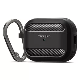   SPIGEN RUGGED ARMOR Apple AirPods Pro 1/2 tok készülékhez matte fekete