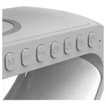 Multifunkcionális lámpa MajesticLine ébresztőórával és Bluetooth speakerrel fehér