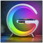 Multifunkcionális lámpa MajesticLine ébresztőórával és Bluetooth speakerrel fehér