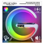 Multifunkcionális lámpa MajesticLine ébresztőórával és Bluetooth speakerrel fehér