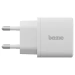 Fali töltő Bazic Goport Velox készlet 1xUSB-C 1xUSB-A GaN 35W kábellel fehér