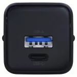 3MK Hyper GaN Charger fal töltő 20W 1xUSB-A 1xUSB-C PD QC4+ fekete