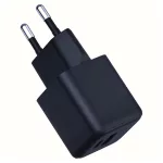 3MK Hyper GaN Charger fal töltő 20W 1xUSB-A 1xUSB-C PD QC4+ fekete