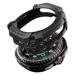   SPIGEN RUGGED ARMOR SAMSUNG GALAXY WATCH 8 CLASSIC készülékhez tok (46 MM) matte fekete