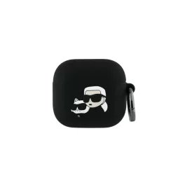   Karl Lagerfeld tok fekete KLA4RUNKCHK Apple Airpods 4 készülékhez
