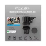 Csengő tracker-ral Majestic bicikli készülékhez fekete