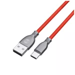 Forever Tornado USB – USB-C kábel 1,0 m 3A piros