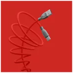 Forever Tornado USB – USB-C kábel 1,0 m 3A piros