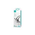 USAMS U59 mágneses Lightning kábel 2.1A gyors töltés 1m fonott fekete SJ472USB01 (US-SJ472)