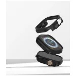 RINGKE SLIM 2-PACK Apple Watch Ultra 1/2/3 (49 MM) készülékhez tok – átlátszó & matt fekete
