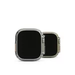 RINGKE SLIM 2-PACK Apple Watch Ultra 1/2/3 (49 MM) készülékhez tok – átlátszó & matt fekete