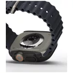 RINGKE SLIM 2-PACK Apple Watch Ultra 1/2/3 (49 MM) készülékhez tok – átlátszó & matt fekete