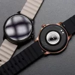 Forcell F-Design FS01 lyukacsos szilikon szíj Samsung Galaxy Watch készülékhez, 20 mm, fekete