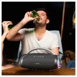 Vezeték nélküli hangszóró AWEI KA39 100W Bluetooth 5.3 hordozható külső fekete