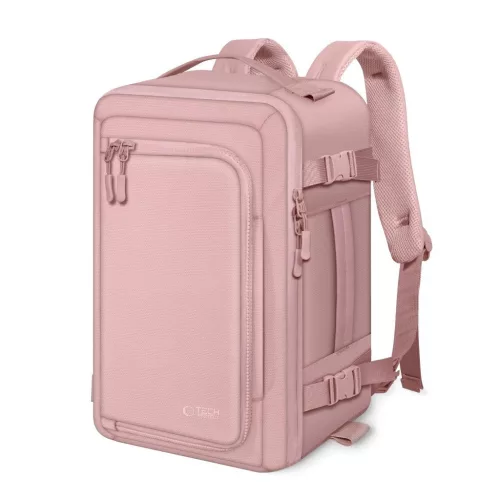 TECH-PROTECT DEFENDER S50 Ryanair & Wizzair Travel Laptop Cabin Hátizsák 20L 40x20x25 poros rózsaszín