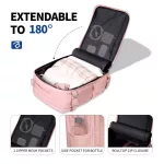 TECH-PROTECT DEFENDER S50 Ryanair & Wizzair Travel Laptop Cabin Hátizsák 20L 40x20x25 poros rózsaszín
