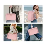 TECH-PROTECT DEFENDER S50 Ryanair & Wizzair Travel Laptop Cabin Hátizsák 20L 40x20x25 poros rózsaszín