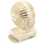 Mini asztali ventilátor AWEI F45 klipszes 1200mAh fehér