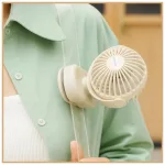 Mini asztali ventilátor AWEI F45 klipszes 1200mAh fehér