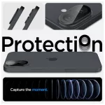 Spigen Optik Glas.tr Kameravédő 2-Pack iPhone 16 / 16 Plus készülékhez fekete