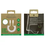 Kábel 4smarts spiral USB-C to USB-C 100W fehér