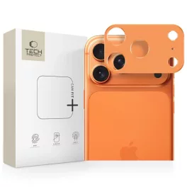   Kameravédő TECH-PROTECT CAMALLOY FIT+ iPhone 17 Pro Max készülékhez kozmikus narancs