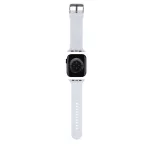 Karl Lagerfeld óraszíj fehér KLAWLSLKCNH Apple Watch 42mm (S1-S3) / 44mm / 45mm / 46mm / 49mm készülékhez