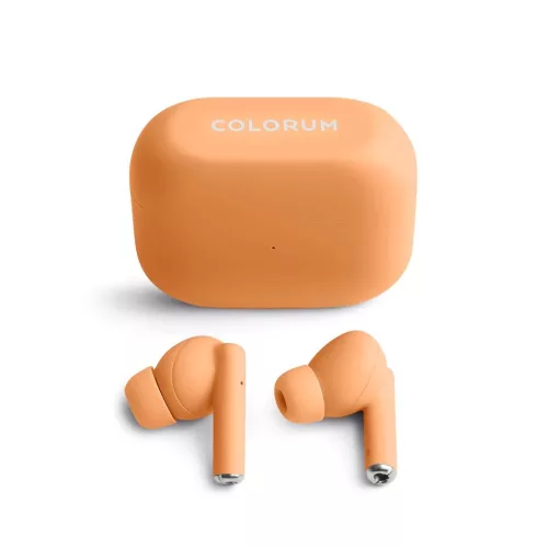 COLORUM CTWS-14 TWS Bluetooth fülhallgató barackszínű