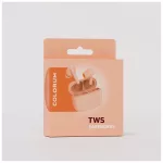 COLORUM CTWS-14 TWS Bluetooth fülhallgató barackszínű