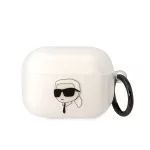 Karl Lagerfeld tok fehér KLAPHNIKTCT Airpods Pro készülékhez