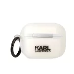 Karl Lagerfeld tok fehér KLAPHNIKTCT Airpods Pro készülékhez