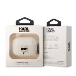 Karl Lagerfeld tok fehér KLAPHNIKTCT Airpods Pro készülékhez