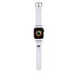 Karl Lagerfeld óraszíj fehér KLAWMSLCNH Apple Watch 38mm / 40mm / 41mm / 42mm (S10) készülékhez