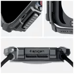 SPIGEN RUGGED ARMOR Apple Watch 10/11 készülékhez védőtok (46 MM) sötétszürke