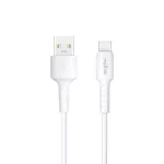 Maxlife MXUC-13 USB-A–USB-C kábel 1,0 m 3A fehér