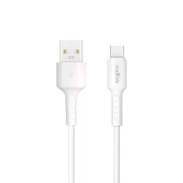 Maxlife MXUC-13 USB-A–USB-C kábel 1,0 m 3A fehér
