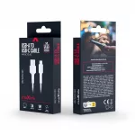 Maxlife MXUC-13 USB-A–USB-C kábel 1,0 m 3A fehér