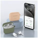 TECH-PROTECT szilikon horgó Apple AirPods Pro 1/2 készülékhez neon narancs