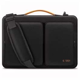 TECH-PROTECT DEFENDER laptop táska 13-14 fekete/narancs